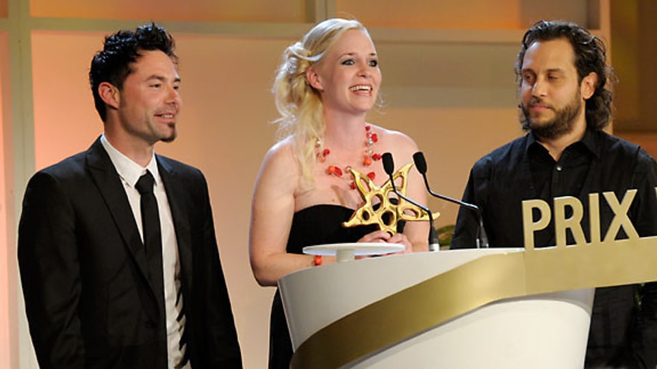 Rickenbacher, Kisha und Reto Burrell gewannen den Prix Walo 2012.