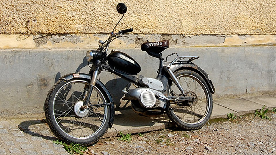 Ein Mofa: Für viele der erste motorisierte fahrbare Untersatz.