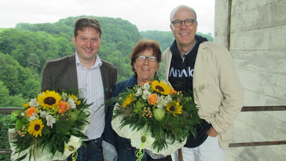  v.l.n.r. Monika Thalmann, Manfred Raemy, Daniel Hitzig.