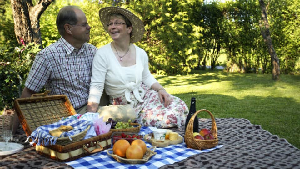 Das romantische Picknick mit Decke und Korb lässt vielen von uns das Herz höher schlagen.