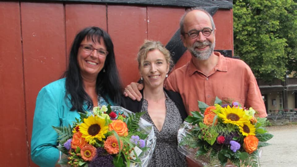 V.l.n.r. Marianne Streiff, Anita Richner und Lorenz Hasler