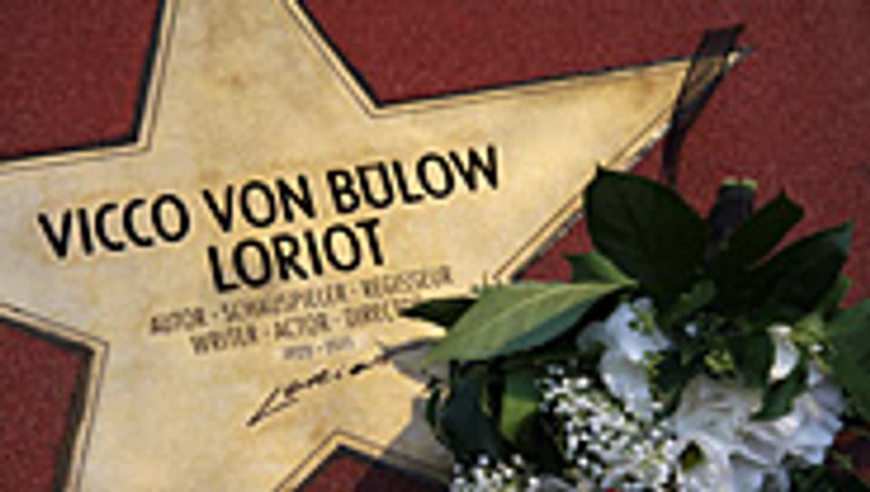 Stern für Loriot auf dem «Boulevard der Stars» in Berlin