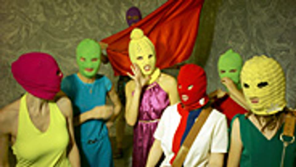 Mitgliederinnen der russischen Punkband «Pussy Riot»