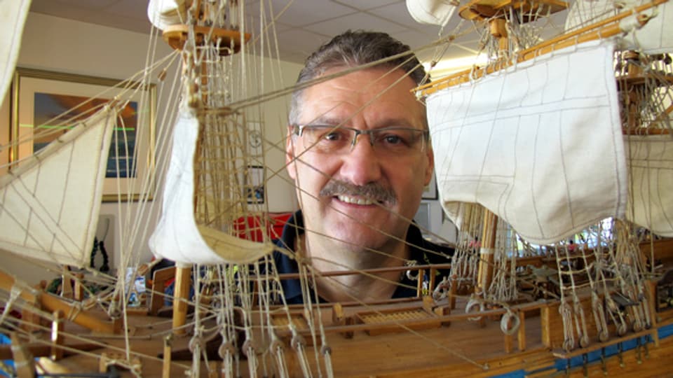 «Einmal Bounty-Fan, immer Bounty-Fan»: Edi Spengler sammelt alles, was mit dem legendären britischen Segelschiff im Zusammenhang steht.