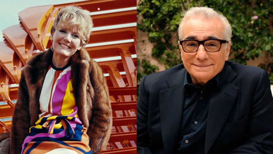 Sängerin Petula Clark und Regisseur Martin Scorsese.