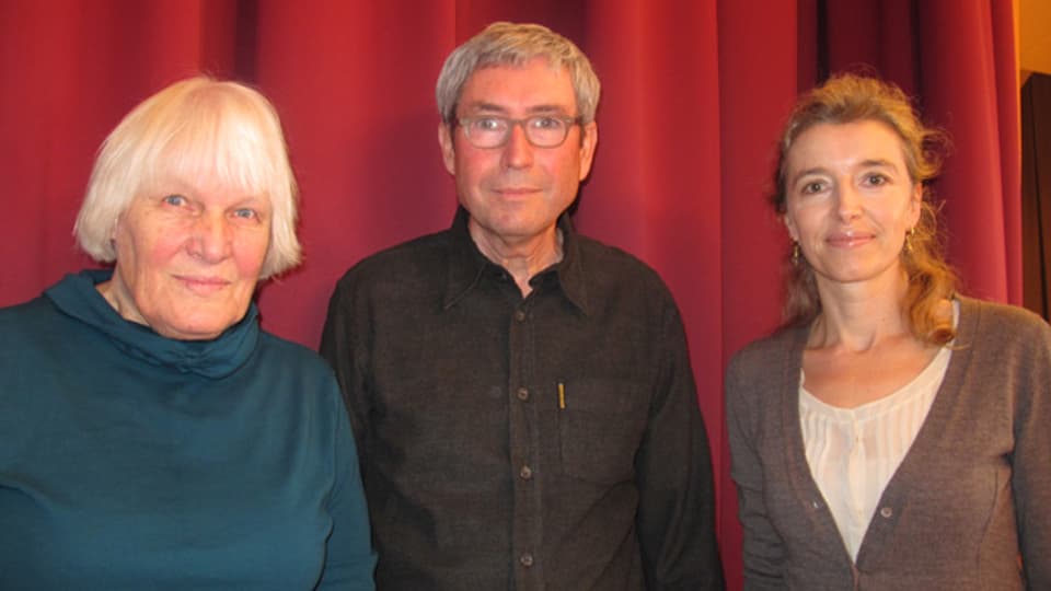 v.l.n.r. Verena Widmer, Bruno Moll und Anita Richner