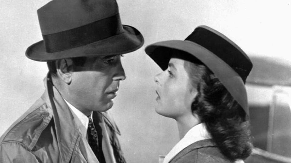 Humphrey Bogart als Rick und Ingrid Bergman als Ilsa in «Casablanca».