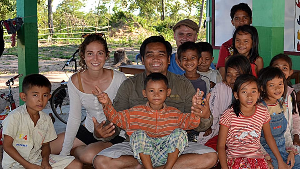 «Es ist ein unbeschreibliches Gefühl, wenn man so etwas zustande bringt!»: Séverine Somlo über ihr Hilfsprojekt in Kambodscha.