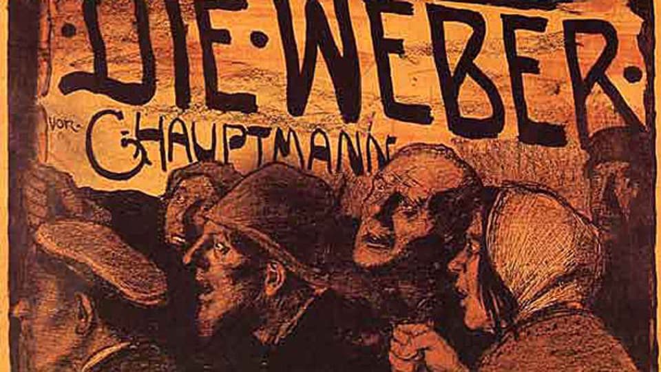 Ausschnitt «Die Weber» von Emil Orlik, 1897