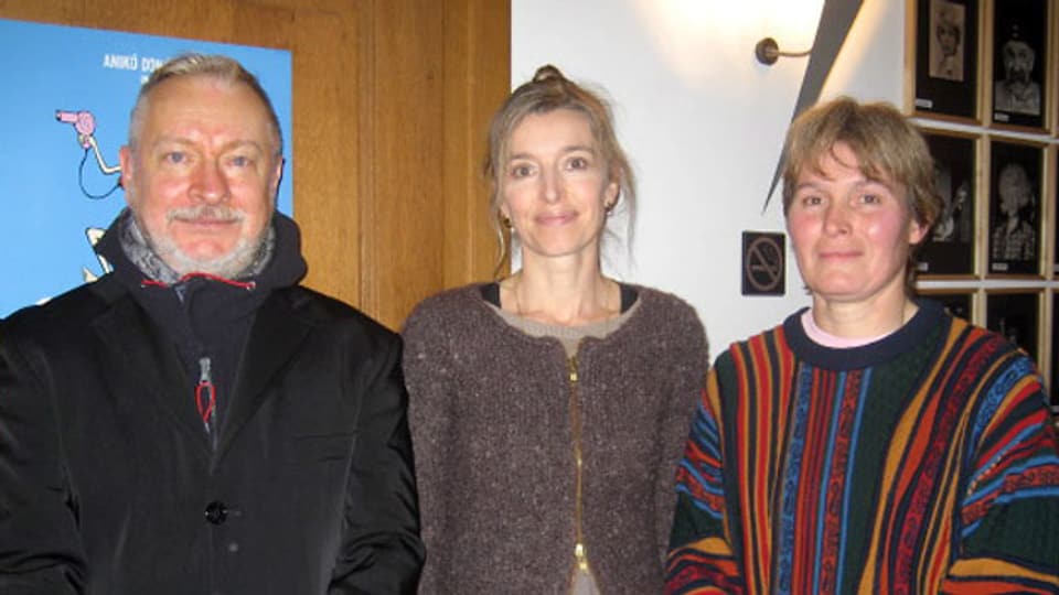 v.l.n.r. Richard Wherlock, Anita Richner und Elly Trachsel