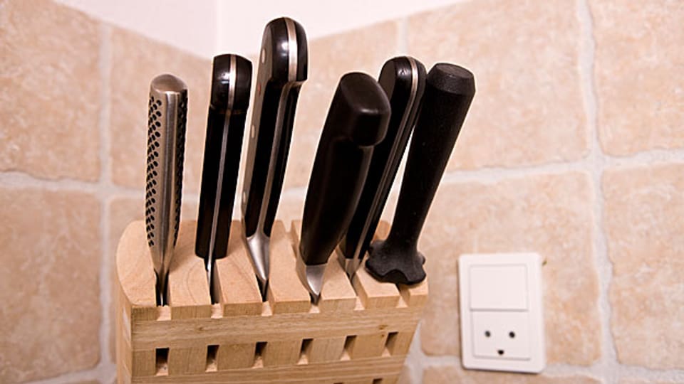 Scharfe Messer dürfen in keiner Küche fehlen.