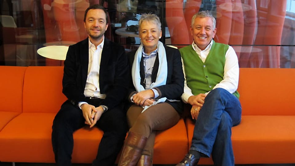 Die Jury-Mitglieder v.l.n.r.: Peter Röthlisberger, Theres Arnet-Vanoni und Röbi Koller.