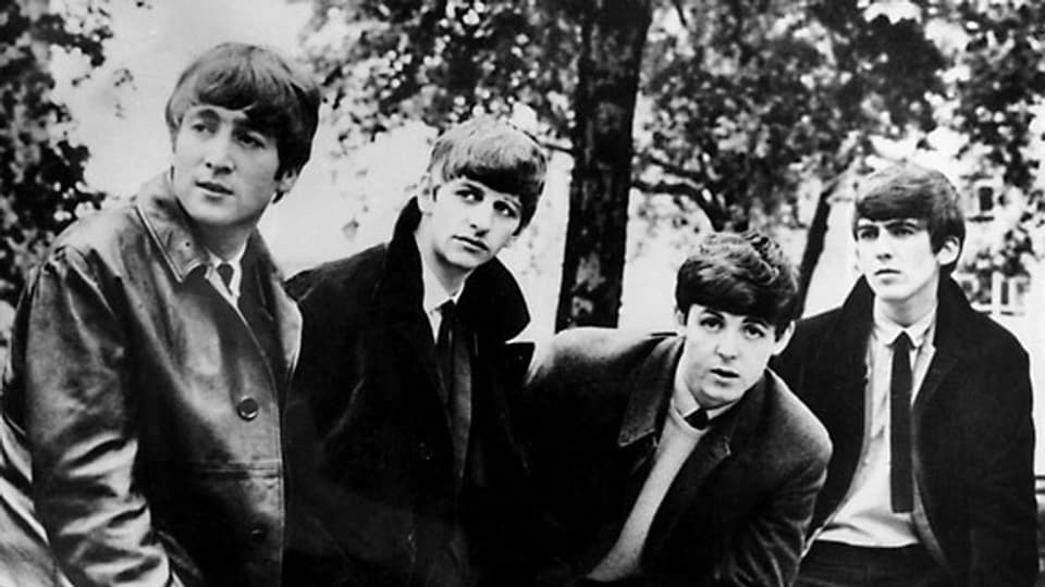 v.l.n.r.: John Lennon, Ringo Starr, Paul McCartney and George Harrison.