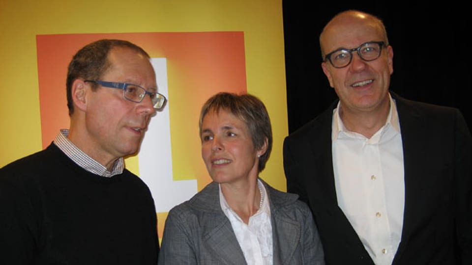 v.l.n.r. Stefan Sonderegger, Verena Kölbener und Daniel Hitzig