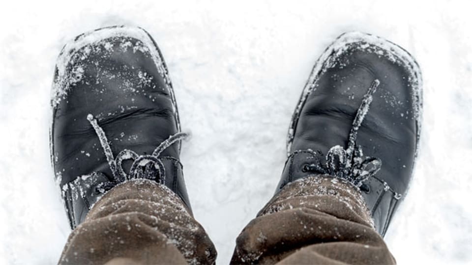 Schuhe 'leiden' im Winter