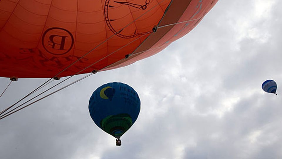 Heissluftballon-Festival in Genf 2012.