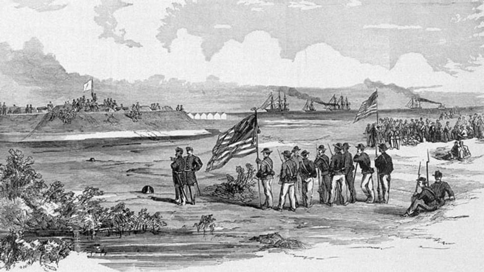Der amerikanische Bürgerkrieg 1861.