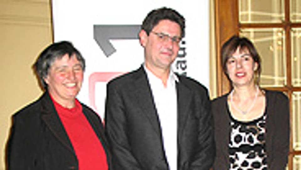 Kathrin Altwegg, Martin Beutler und Esther Schneider.