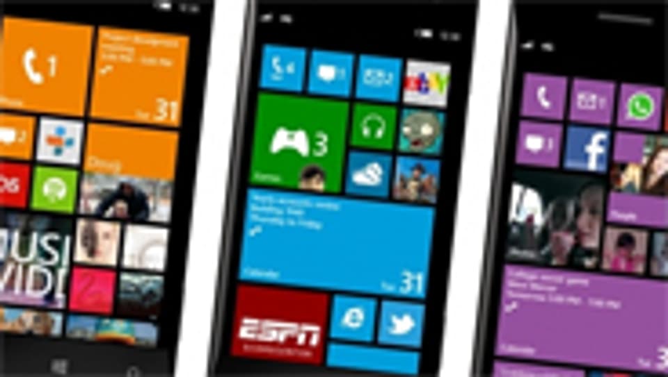 Windows Phone 8 setzt auf Kacheln statt Icons
