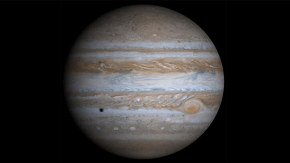 Ein Foto des Jupiter, aufgenommen durch die Raumsonde Cassini.