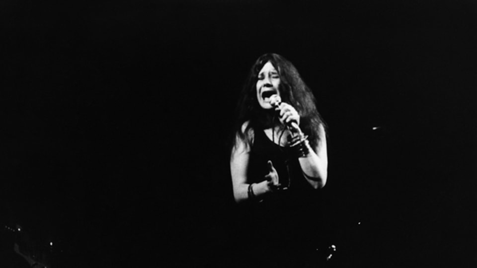Janis Joplin bei einem Auftritt 1969.