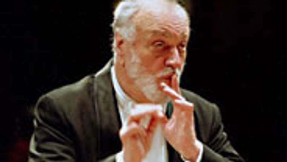 Der Dirigent Kurt Masur.