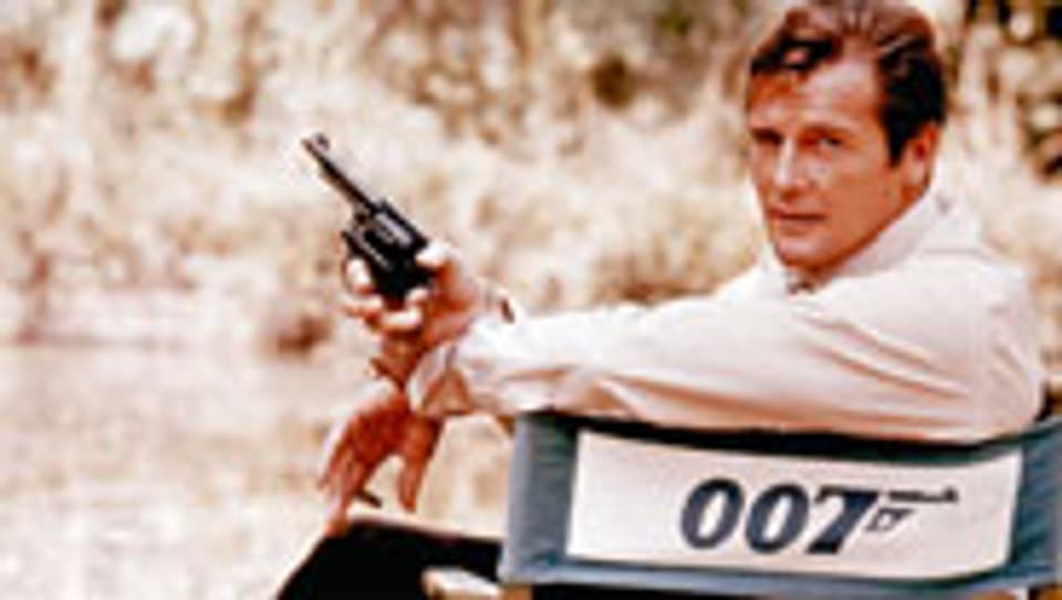 Roger Moore spielte den Agenten spielte zwischen 1973 und 1985 in sieben Bond-Filmen mit.