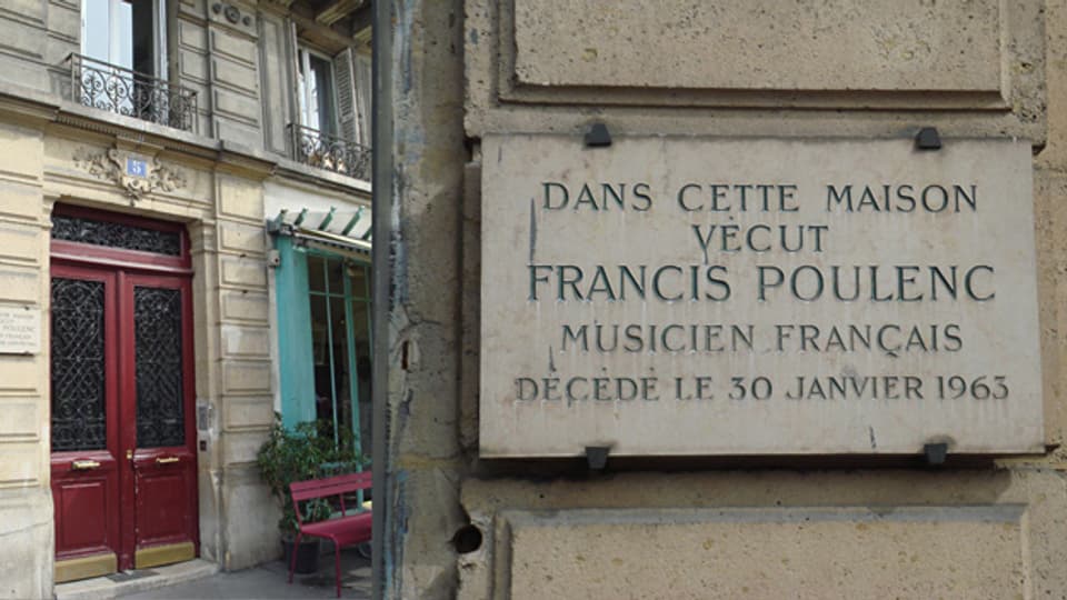 An der rue de Medicis, gleich beim Jardin de Luxembourg, lebte einst Francis Poulenc.