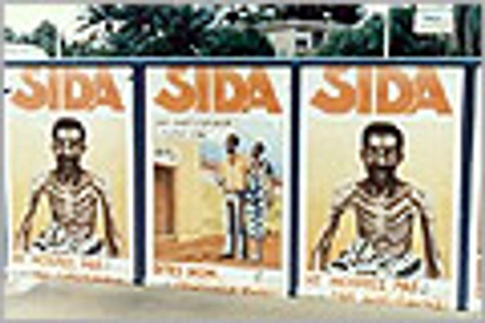 Aids-Plakat in Südafrika.
