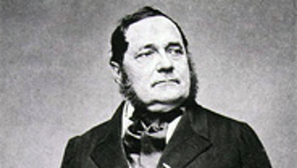 Der österreichische Autor Adalbert Stifter (1805 - 1868).