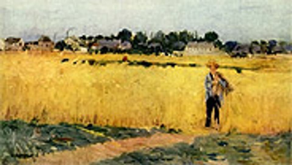 «Kornfeld» von Berthe Morisot (um 1875)