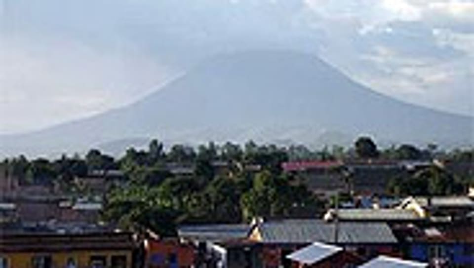 Der Vuklan «Nyiragongo» bei Goma in der Republik Kongo
