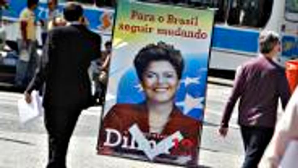 Wahlkampf in Brasilien.