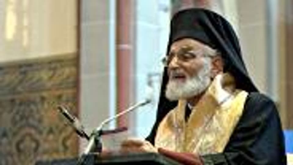 Patriarch Gregorius lll. - Oberhaupt der griechisch-katholischen Kirche.