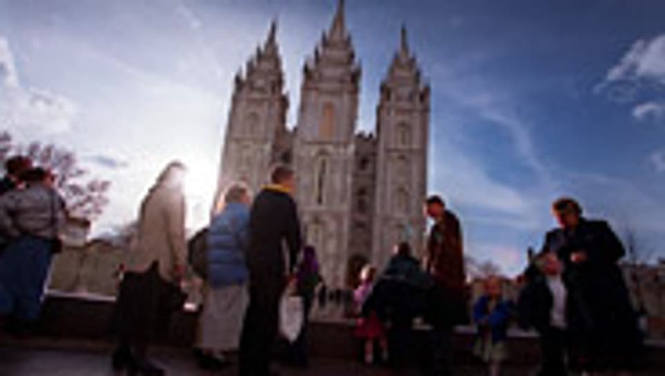 Haupttempel der Mormonen-Kirche in Salt Lake City.