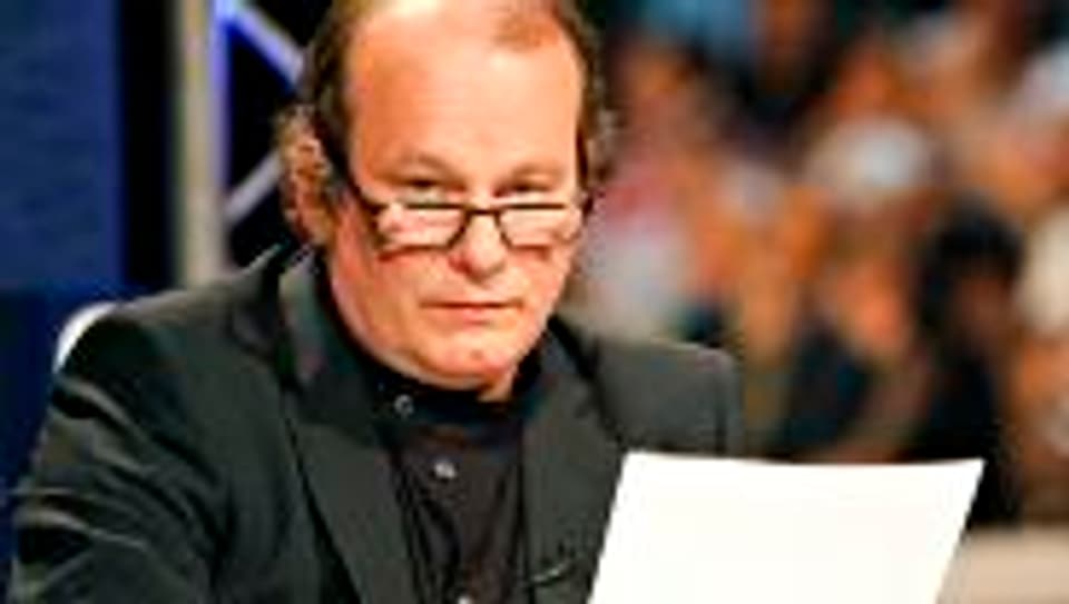 Peter Wawerzinek liest am Ingeborg-Bachmann-Wettbewerb.