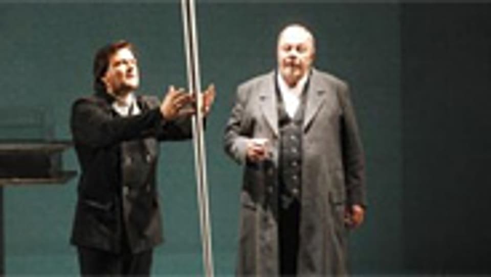 Christopher Ventris und Matti Salminen in «Parsifal».