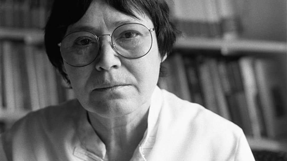 Die Schweizer Schriftstellerin Agota Kristof, aufgenommen in Neuenburg, im August 1998.