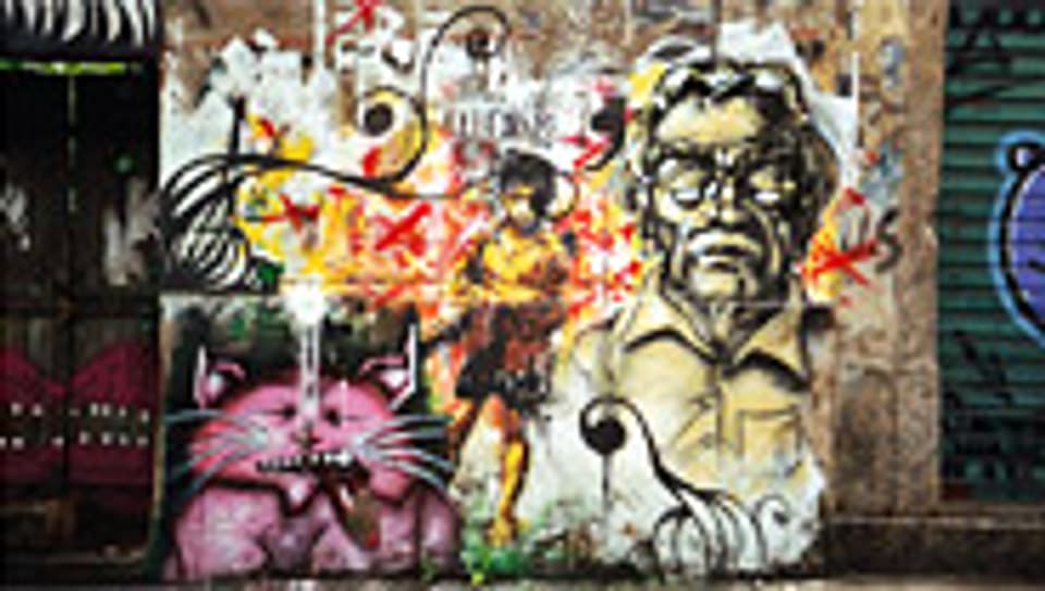 Street Art in Rio de Janeiro vereint unterschiedliche Einflüsse.