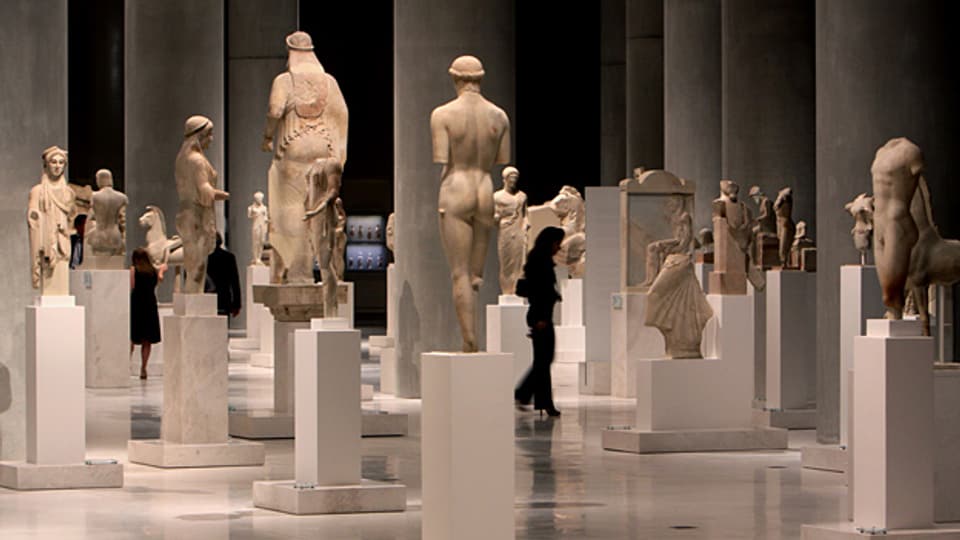 Das neue Akropolis-Museum in Athen bei der Eröffnung im Jahr 2009.