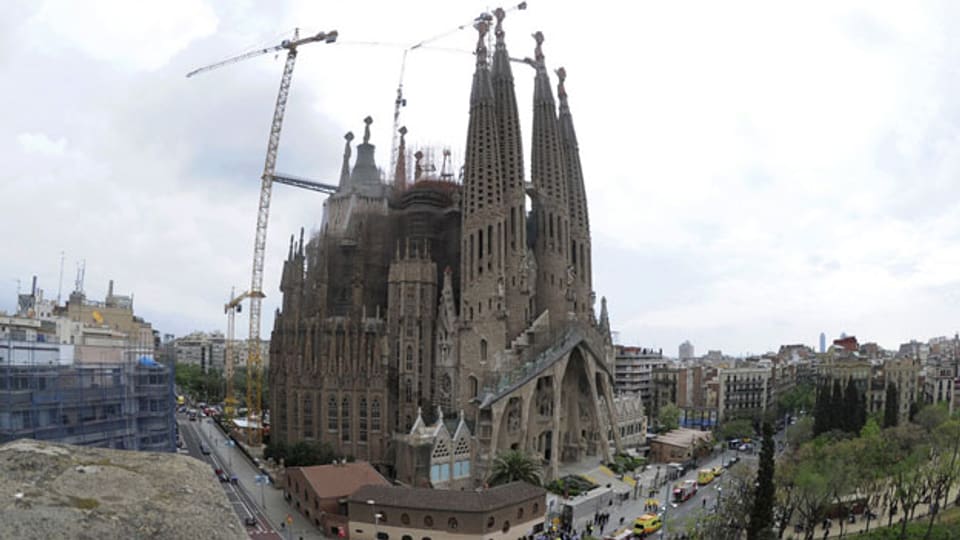 Im Bau seit 1882: Die Basilika «Sagrada Familia» in Barcelona