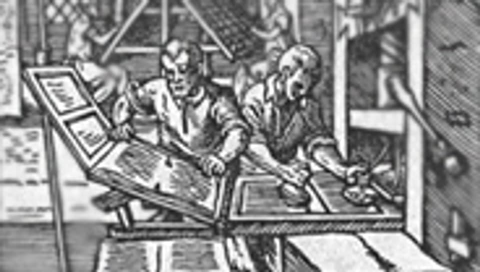 Buchdruck im 16. Jahrhundert.