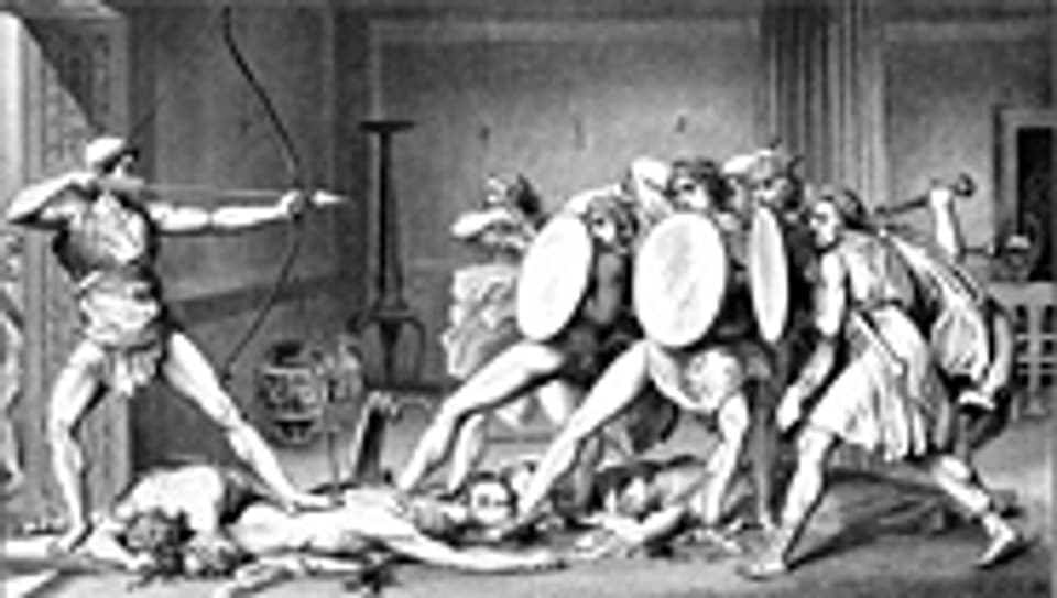 Odysseus erschiesst die Freier: Das Antike Körperbild war beeinflusst von den Helden, die kämpften, rannten, töteten.