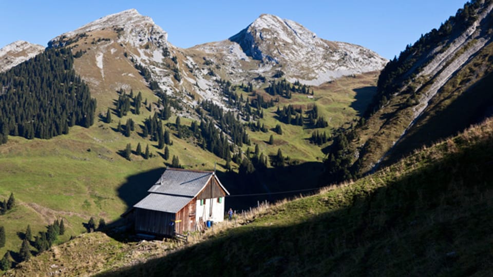 Eine abgelegene Berghütte ist der Schauplatz von «Der Zusenn oder das Heimat»