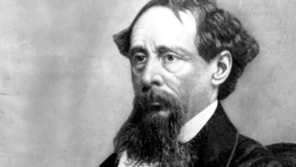 Ein undatiertes Foto des Schriftstellers Charles Dickens.