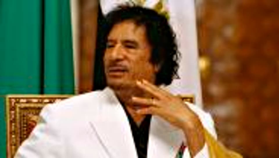 Libyens Staatschef Muammar Gaddafi.