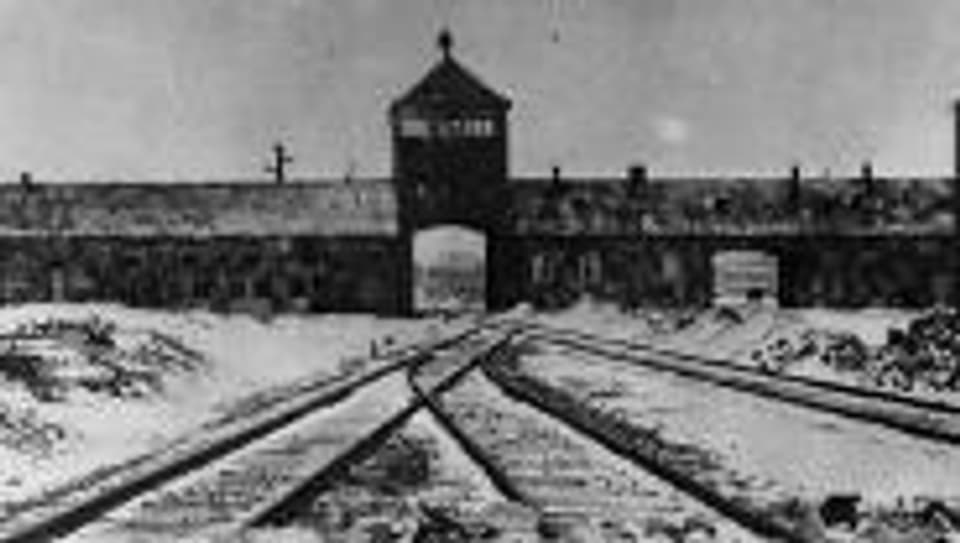 Das Konzentrationslager in Auschwitz.