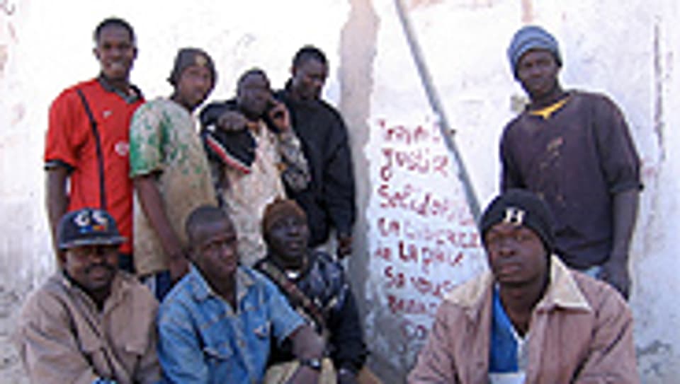Migranten aus Mali in Nouadhibou.