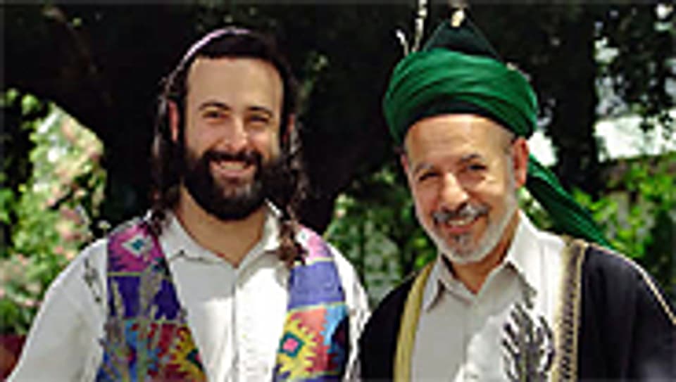 Rodef Shalom Eliyahu McLean und Scheich Abdul Aziz Bukhari von den «Jerusalem Peacemakers».