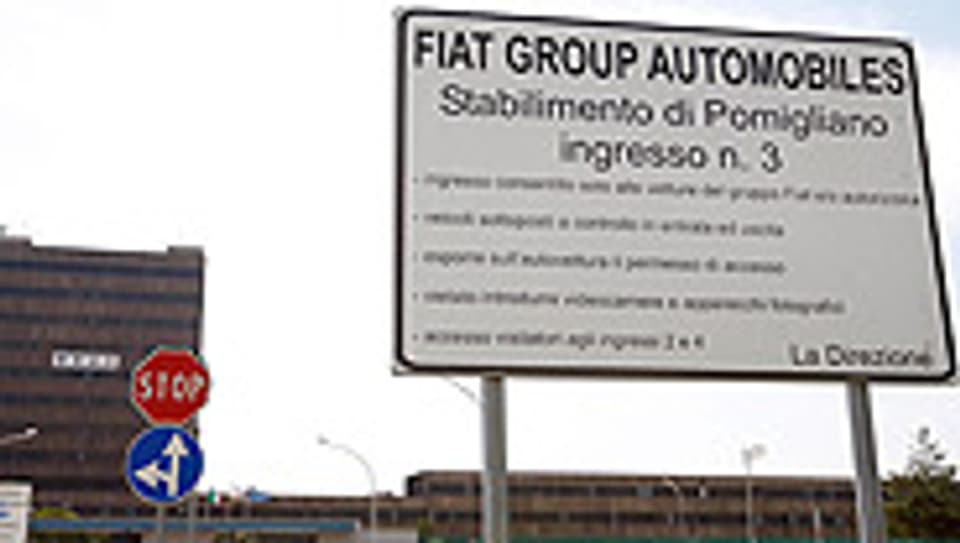 Das geschlossene Fiat-Werk: Mit der Arbeitslosigkeit kommt die Mafia.